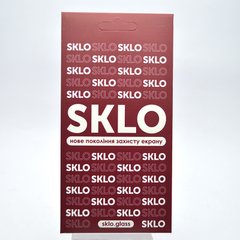 Защитное стекло SKLO Premium для Tecno Spark 7/Spark 7 Go Черная рамка
