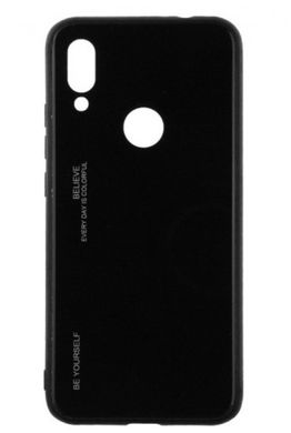 Стеклянный чехол Gradient Glass Case для Xiaomi Redmi 7 Black
