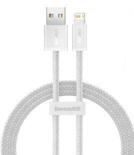 Кабель Baseus Dynamic Series USB Lightning 2.4A 1M White CALD000402