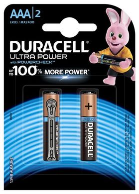 Батарейка Duracell Ultra MX2400 LR03 size AAA 1.5V (1 штука)
