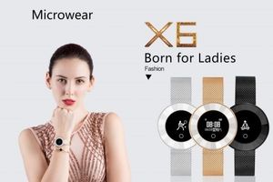Смарт-часы Microwear X6 - настоящая роскошь на руке женщины