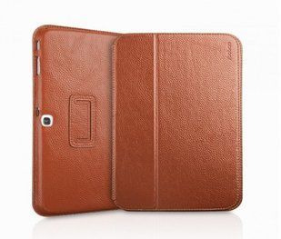 Шкіряний чохол книжка Samsung P5200 Galaxy Tab 3 10.1 Yoobao Executive Brown LCSAMP5200-EBR