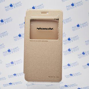 Чохол книжка Nillkin Sparkle Series Huawei Honor 6 Plus Golden