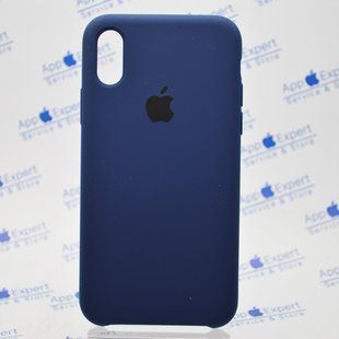 Чохол накладка Silicon Case для iPhone X / iPhone XS 5,8" Deep navy