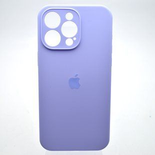 Силиконовый чехол накладка Silicon Case Full Camera для iPhone 15 Pro Lilac