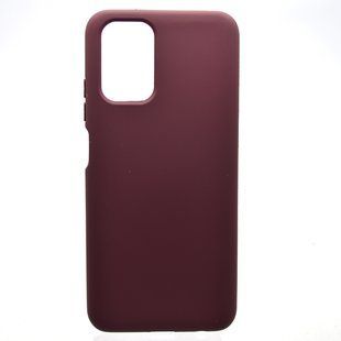 Чохол накладка Silicon Case Full Cover для Xiaomi Redmi Note 10/Redmi Note 10S/Poco M5s Bordo