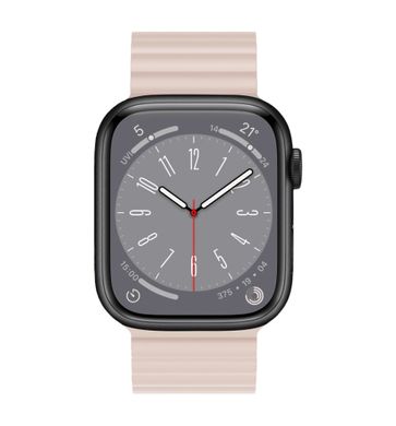 Ремешок Wiwu Wi-WB001 для Apple Watch 42mm/44mm/45mm/49mm Sterlight Orange (Белый с оранжевым)