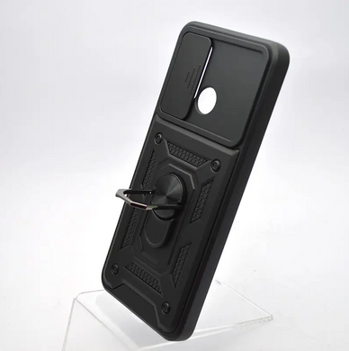 Чехол противоударный Armor Case CamShield для Xiaomi Redmi 10C/Poco C40 Black/Черный