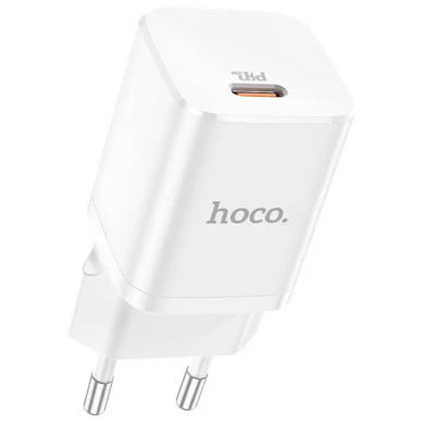 Зарядний пристрій Hoco N19 Rigorous Type-C 25W з кабелем Type-C to Type-C White