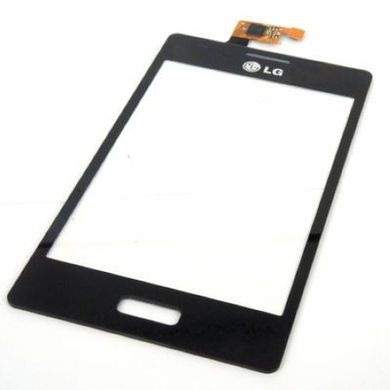 Сенсор (тачскрін) LG E610/E612 Optimus L5 чорний Original TW