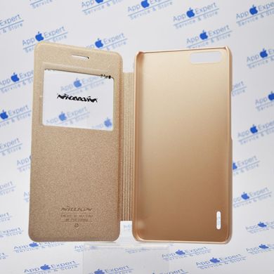 Чохол книжка Nillkin Sparkle Series Huawei Honor 6 Plus Golden