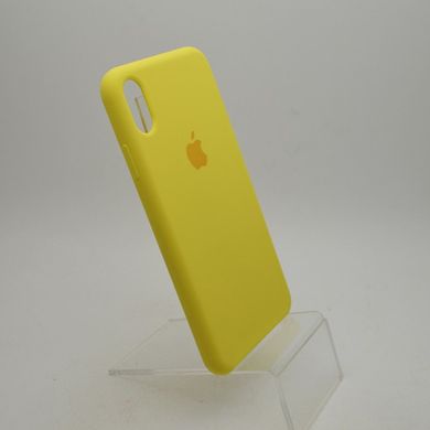 Чехол накладка Silicon Case для iPhone XS Max 6.5" Citron (C)