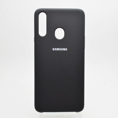 Чехол накладка Silicon Cover for Samsung A207 Galaxy A20s Black (C)