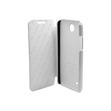 Шкіряний чохол фліп Melkco Jacka leather case for HTC Desire 300 White