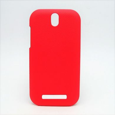 Чехол накладка ультратонкая JZZS Leather for HTC Desire SV T326E Red