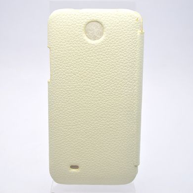Шкіряний чохол фліп Melkco Jacka leather case for HTC Desire 300 White