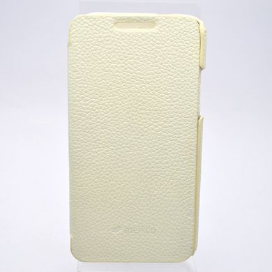 Шкіряний чохол фліп Melkco Jacka leather case for HTC Desire 300 White