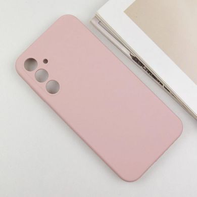 Чехол накладка Silicon Case Full Camera Samsung A16 5G Galaxy A166 Pink Sand