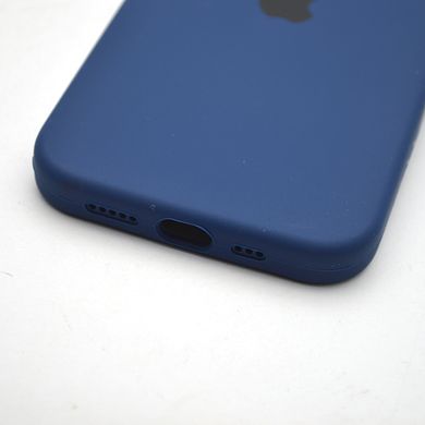 Чехол накладка Silicon Case Full Сamera для iPhone 12 Pro Deep Navy