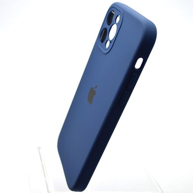 Чохол накладка Silicon Case Full Сamera для iPhone 12 Pro Deep Navy