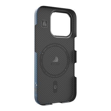 Чохол накладка WiWu Aramid Armor Sailing Case With MagSafe DCC-209 для iPhone 16 Pro Blue