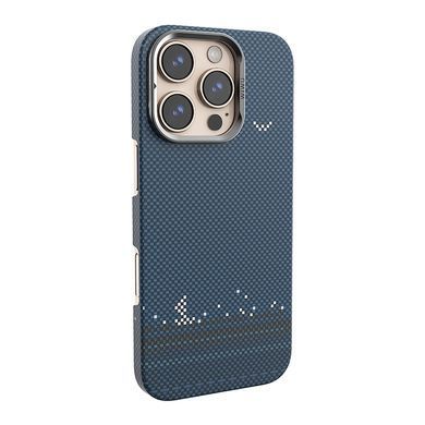 Чохол накладка WiWu Aramid Armor Sailing Case With MagSafe DCC-209 для iPhone 16 Pro Blue