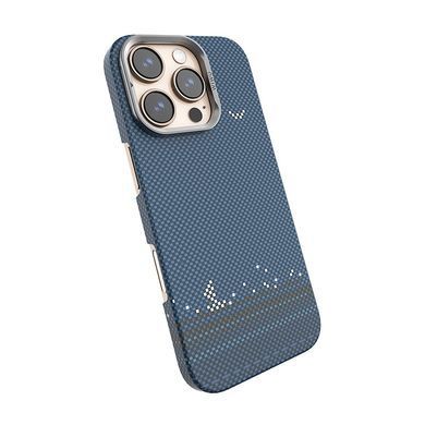 Чохол накладка WiWu Aramid Armor Sailing Case With MagSafe DCC-209 для iPhone 16 Pro Blue