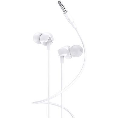 Проводные наушники с микрофоном Hoco M60 Perfect Sound 3.5mm White