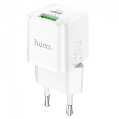 Зарядное устройство Hoco N20 Prestige Dual USB (PD20W+QC3.0) White