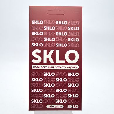 Захисне скло SKLO 3D для Tecno Spark 7/Spark 7 Go Black/Чорна рамка