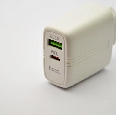 Зарядное устройство для телефона сетевое (адаптер) с быстрой зарядкой Hoco N11 Powerful Dual USB PD20W+QC3.0