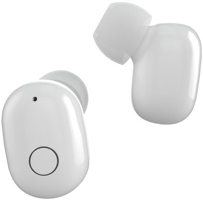Наушники беспроводные TWS (Bluetooth) Ergo BS-510 Twins Nano White