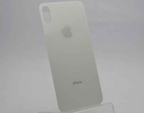 Задня кришка Apple iPhone XS Max Silver HC (з великим отвором під камеру)