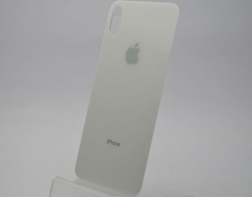 Задня кришка Apple iPhone XS Max Silver HC (з великим отвором під камеру)