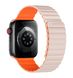 Ремінець Wiwu Wi-WB001 для Apple Watch 42mm/44mm/45mm/49mm Sterlight Orange (Білий з оранжевим)