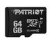 Карта пам'яті Patriot MicroSDXC 64GB UHS-I (Class 10) LX Series