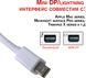 Перехідник Mini Display Port (P) to HDMI (M) White/Білий