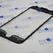 Скло LCD iPhone 7 з рамкою,OCA та сіточкою спікера Black Original