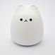Нічний світильник (нічник) Little Cat Silicone LED Light Multicolors Design 2