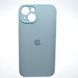 Силиконовый чехол накладка Silicon Case Full Camera для iPhone 15 Plus New Sky Blue