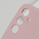 Чехол накладка Silicon Case Full Camera Samsung A16 5G Galaxy A166 Pink Sand