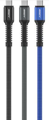 Кабель ANSTY SA-31 Micro USB Nylon 2.4A 1M Сірий