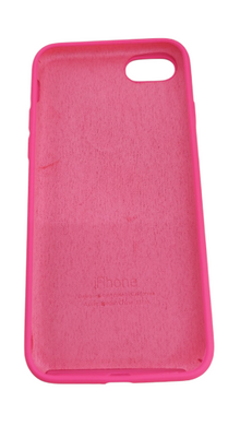 Чехол накладка Silicon Case Full Cover для Apple iPhone 7/iPhone 8/iPhone SE2 2020 Barbie Pink