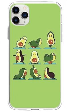 Чохол з принтом (Авокадо) TPU Avocado для iPhone 11 Pro 5.8" Green