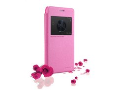 Чехол книжка Nillkin Sparkle Series Huawei Honor 6 Plus Red-Rose
