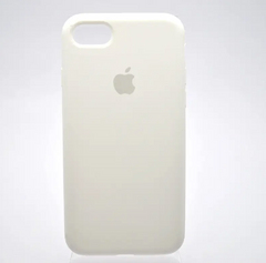 Чехол накладка Silicone Case Full Cover для iPhone 7/8/SE 2020 Белый