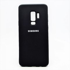 Матовий чохол New Silicon Cover для Samsung G965 Galaxy S9 Plus Black Copy