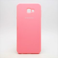 Матовый чехол New Silicon Cover для Samsung J415 Galaxy J4 Plus (2018) Pink Copy