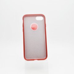 Чохол силіконовий з блискітками TWINS для iPhone 7/8 Red