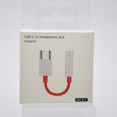 AUX переходник Type-C to Jack Adapter (3.5mm) Red